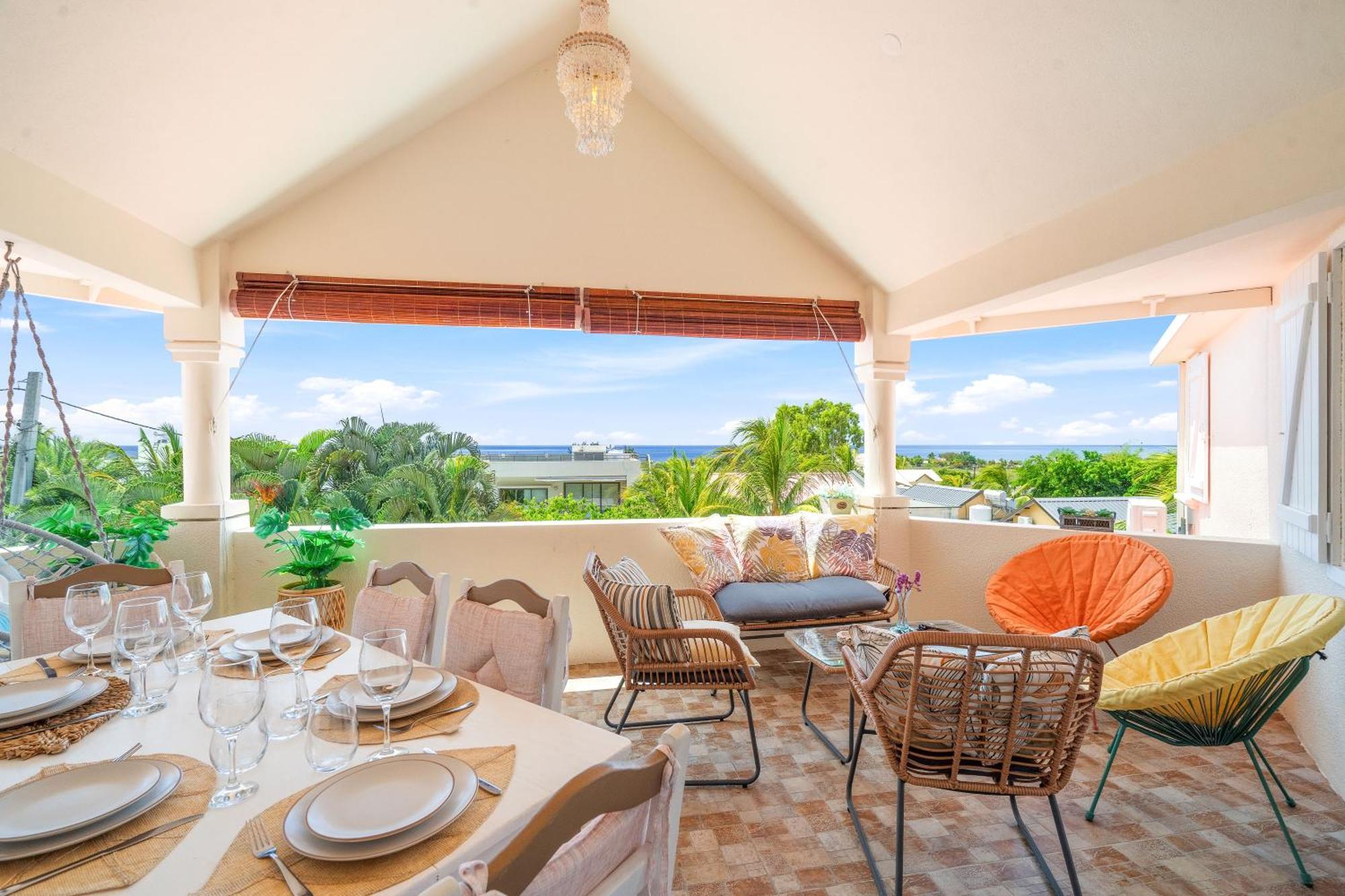 Lakaz Del Sol - Modern And Elegant With Luxurious Garden, Pool And Barbecue Area - Tourism Permit Certified Apartamento