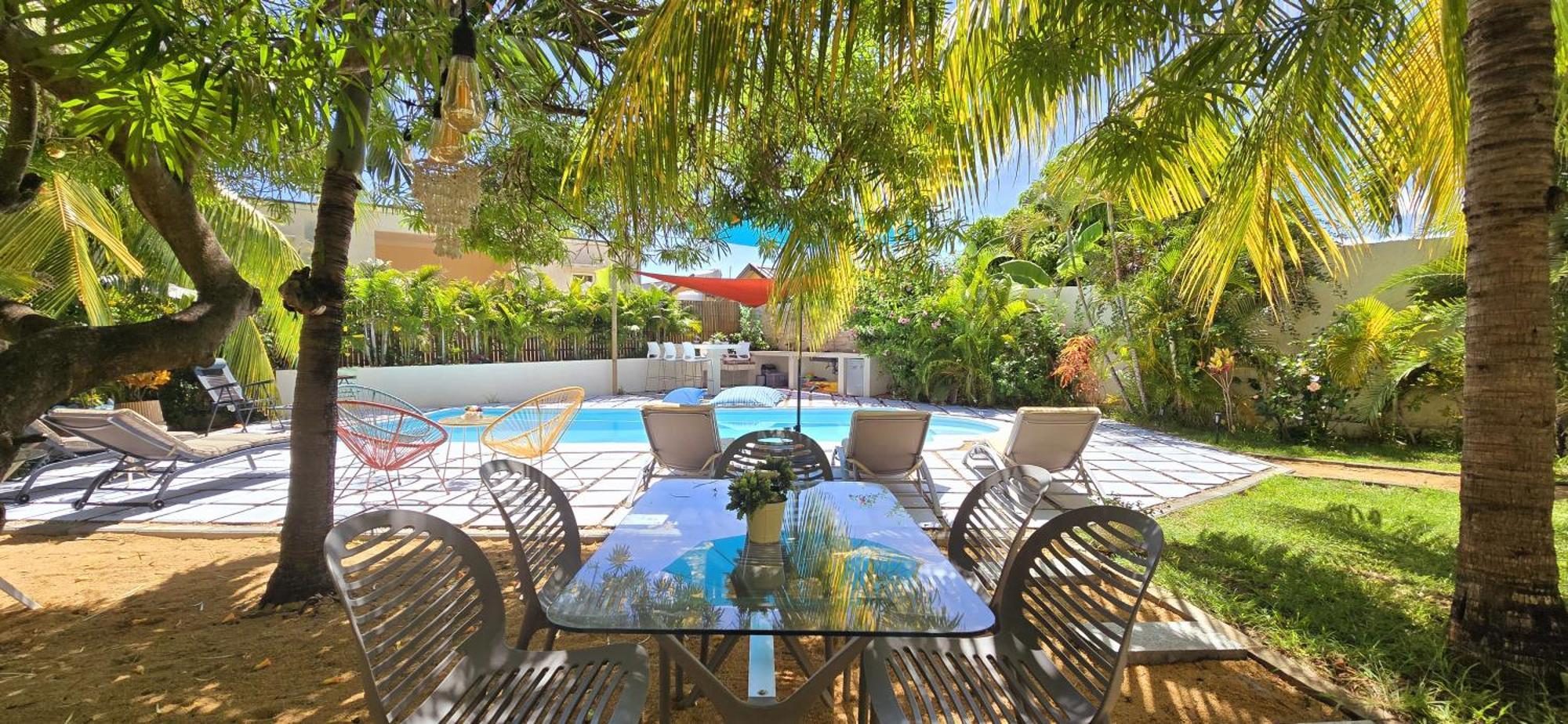 Lakaz Del Sol - Modern And Elegant With Luxurious Garden, Pool And Barbecue Area - Tourism Permit Certified Apartamento *