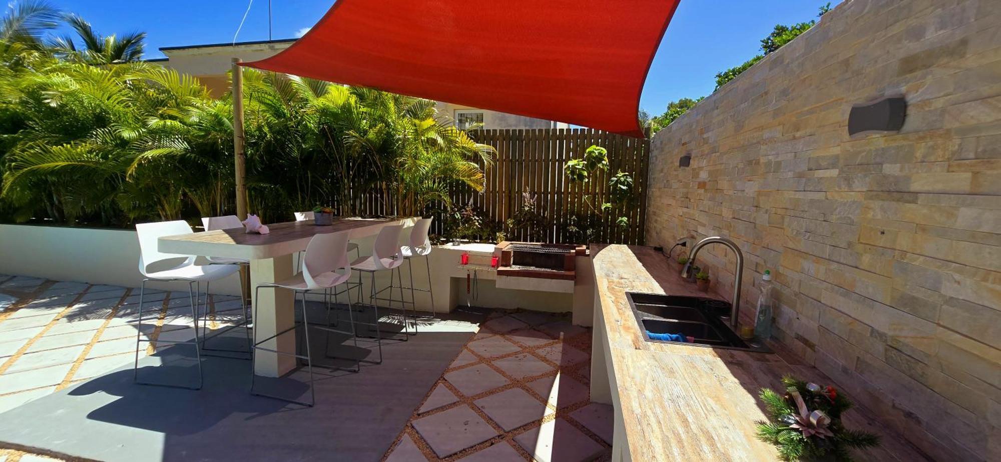 Apartamento Lakaz Del Sol - Modern And Elegant With Luxurious Garden, Pool And Barbecue Area - Tourism Permit Certified *