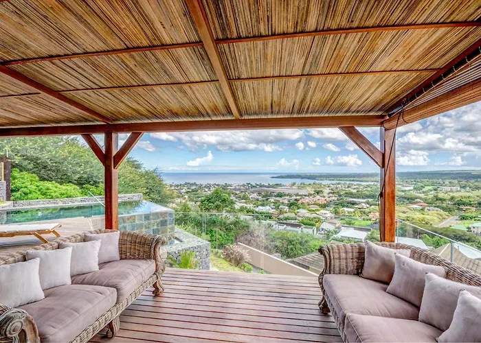 Villa Teranga Avec Vue Panoramique Sur La Baie De Tamarin