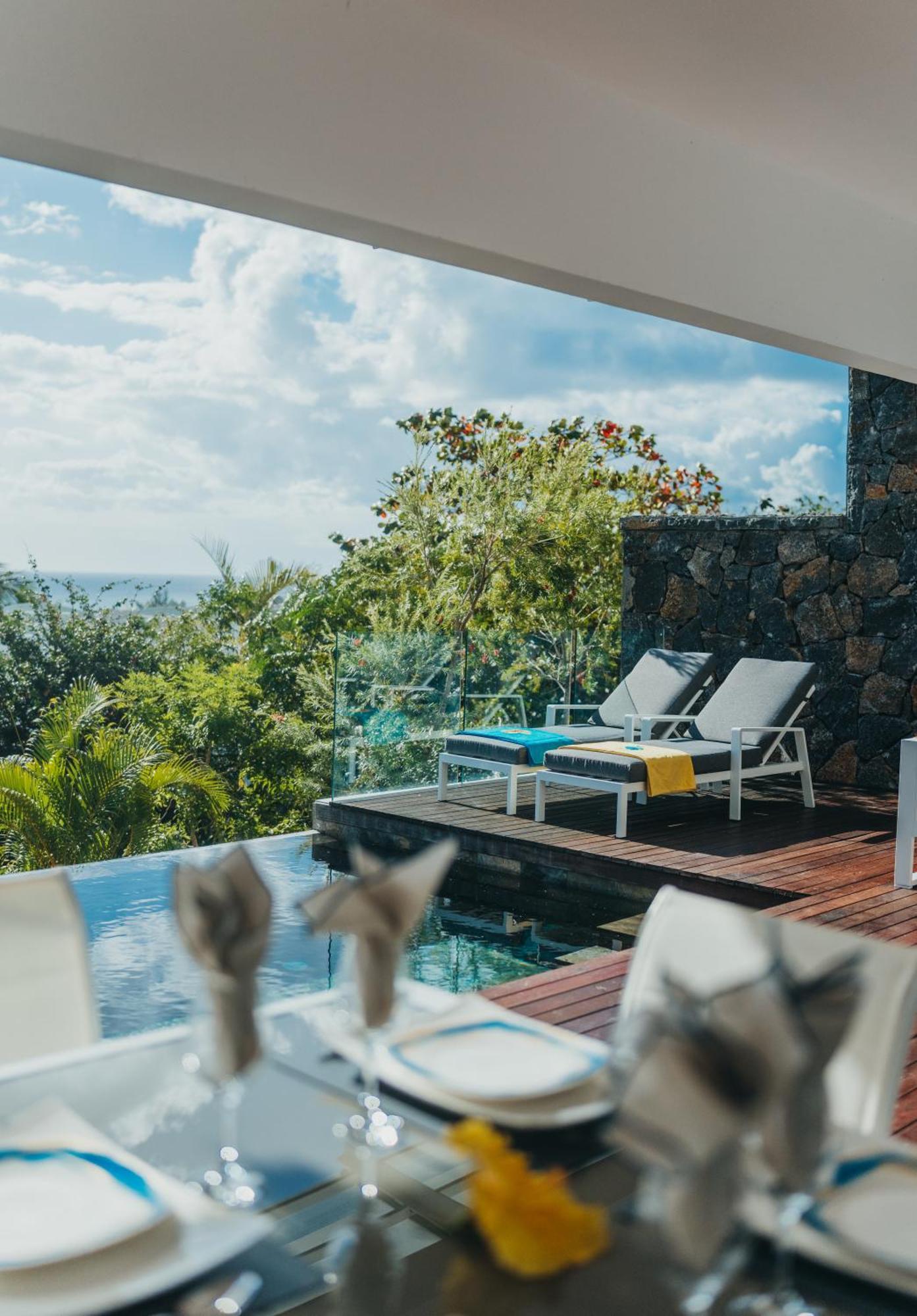 De Luxe Piscine Et Vue Rivière Noire