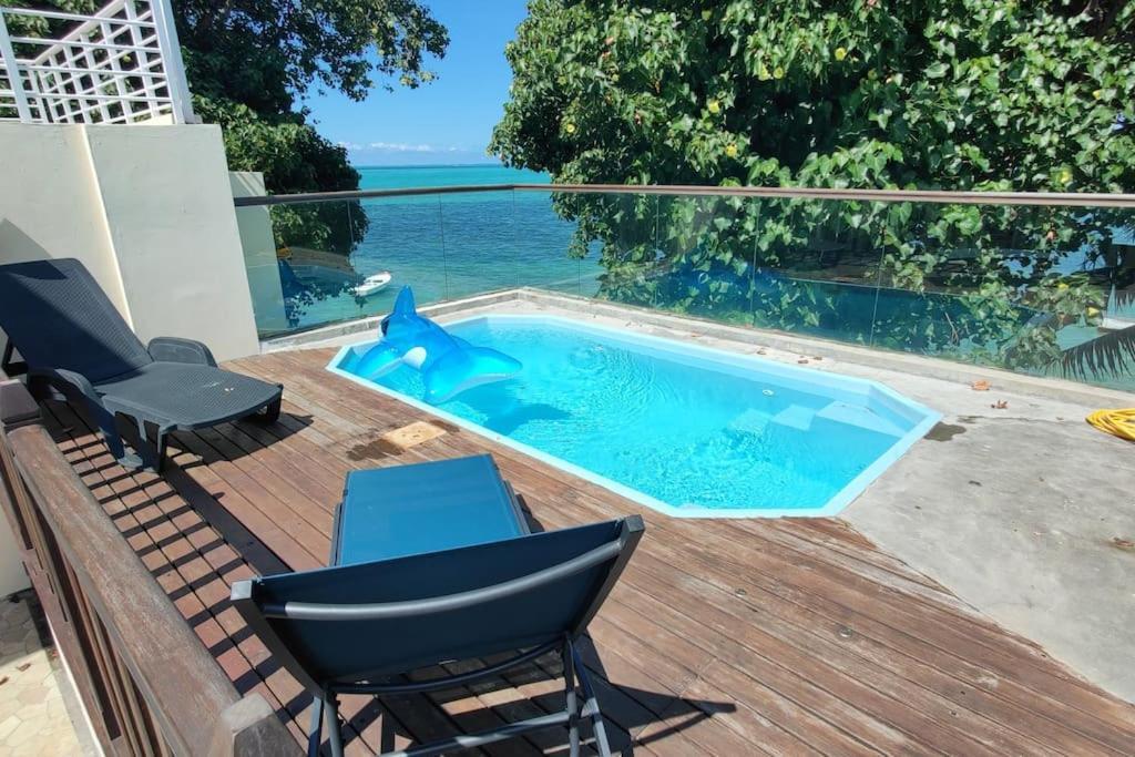 La Perle, Piscine Privee, Vue Sur Le Lagon Apartment