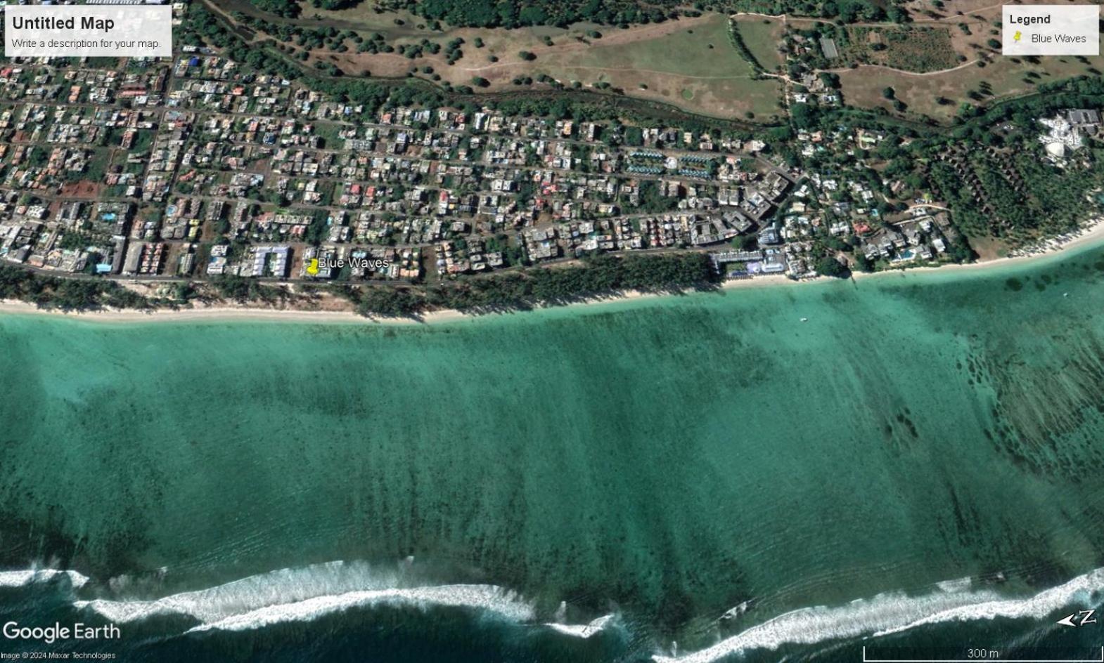 Blue Waves Beachfront Penthouse Apartamento *