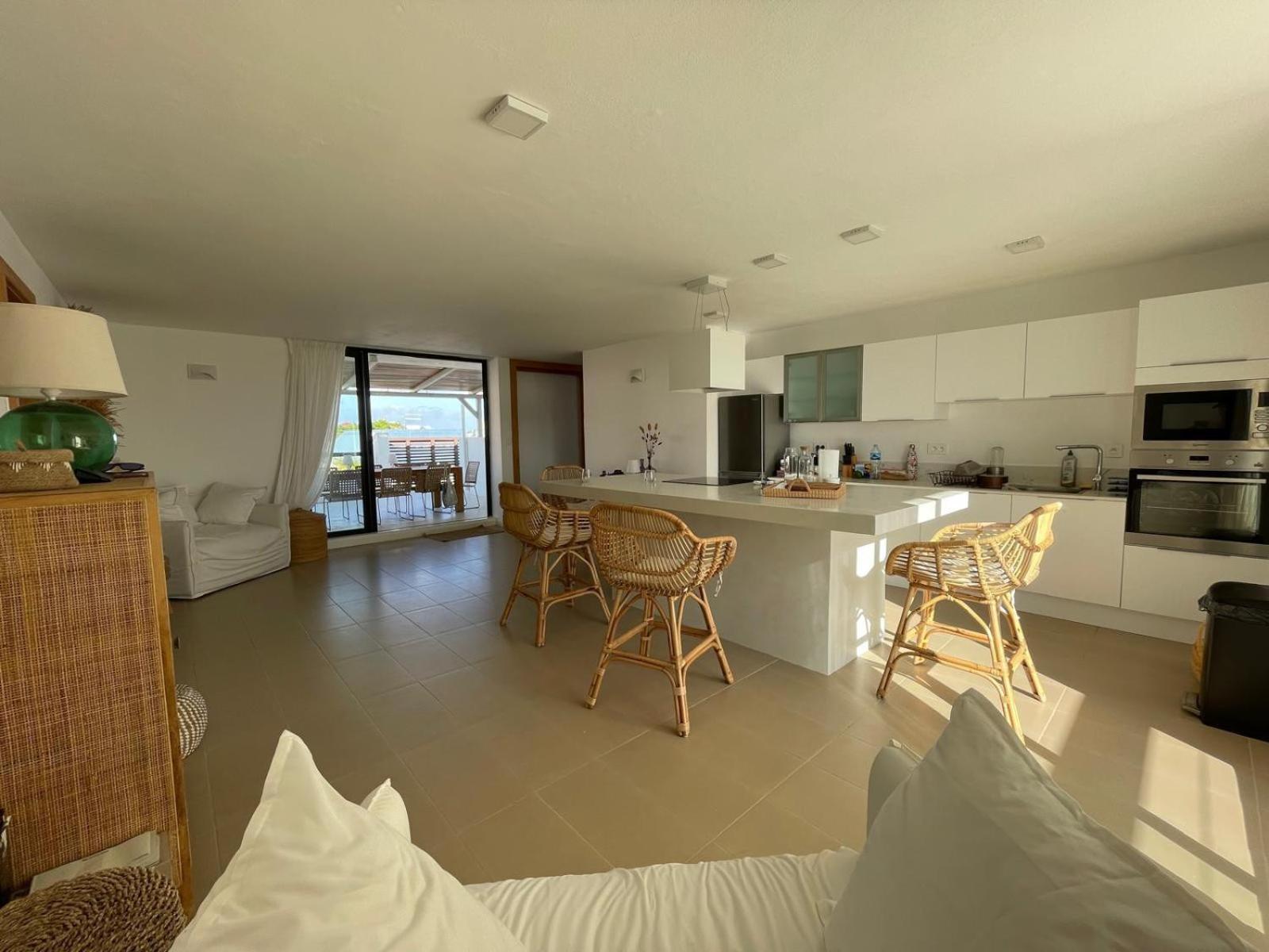 Azur Et Terrasse Apartment Trou aux Biches