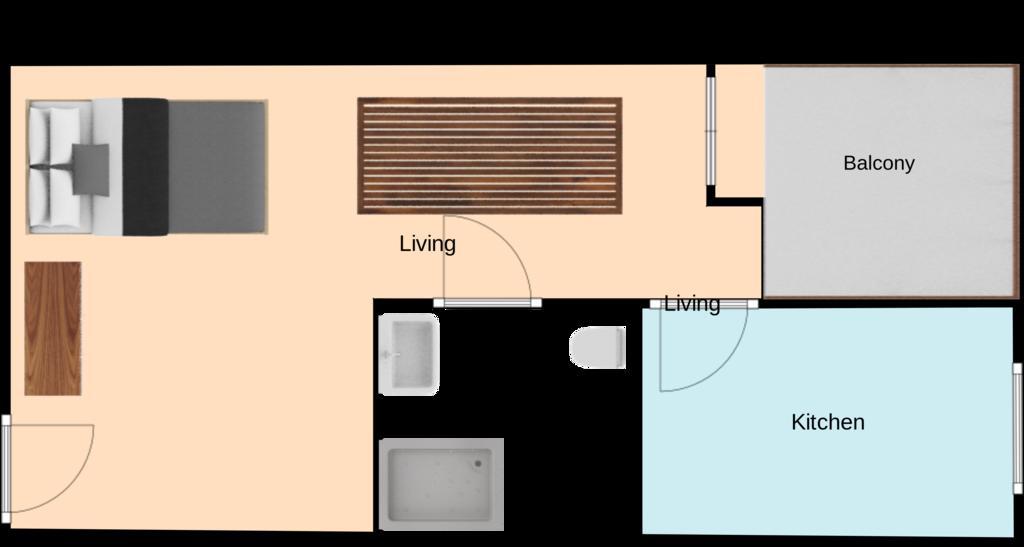 Allamanda - 100m Apartment Bain Boeuf