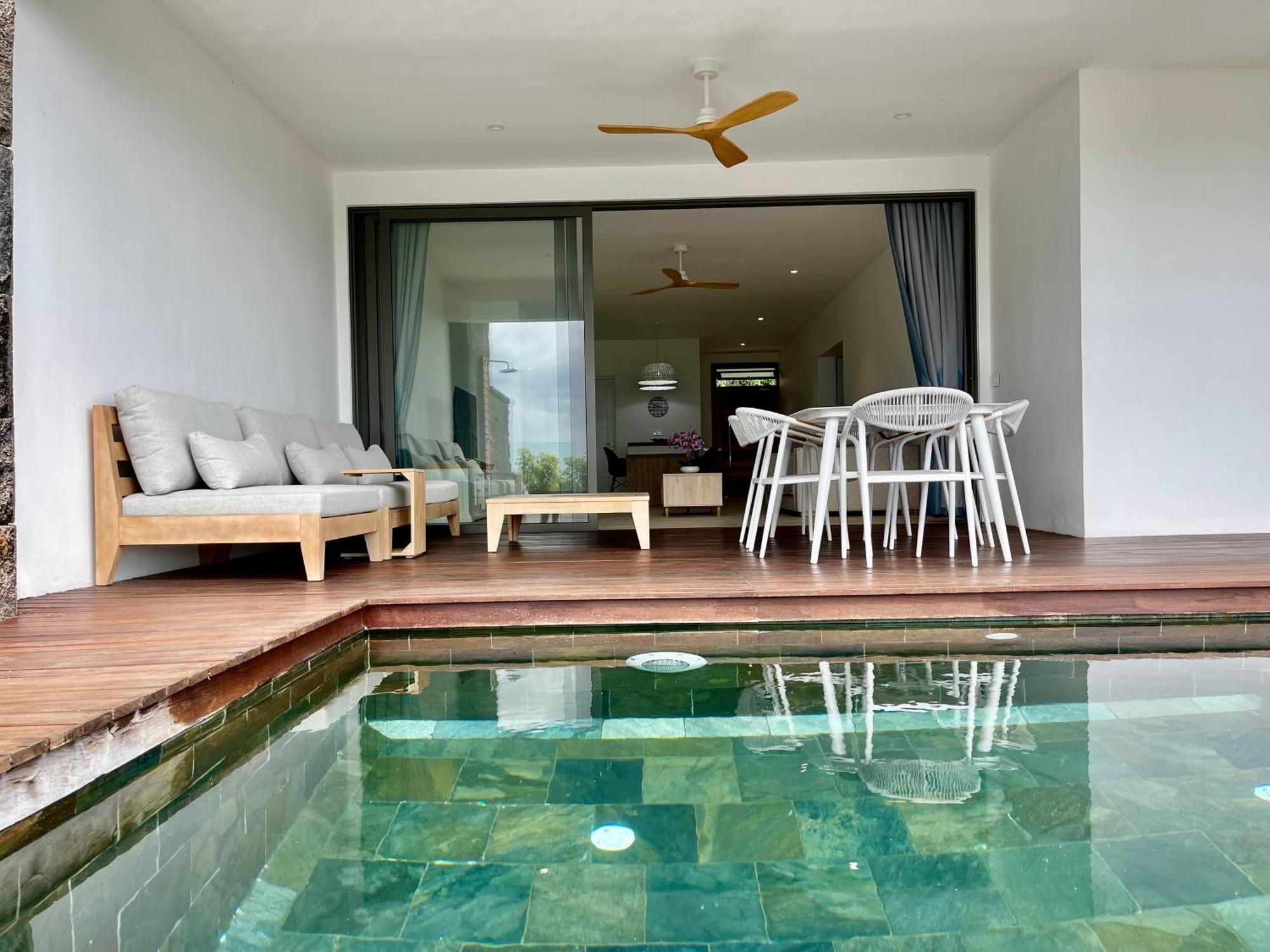 Apartment 2 Avec Piscine, Vue Sur La Baie Tamarin