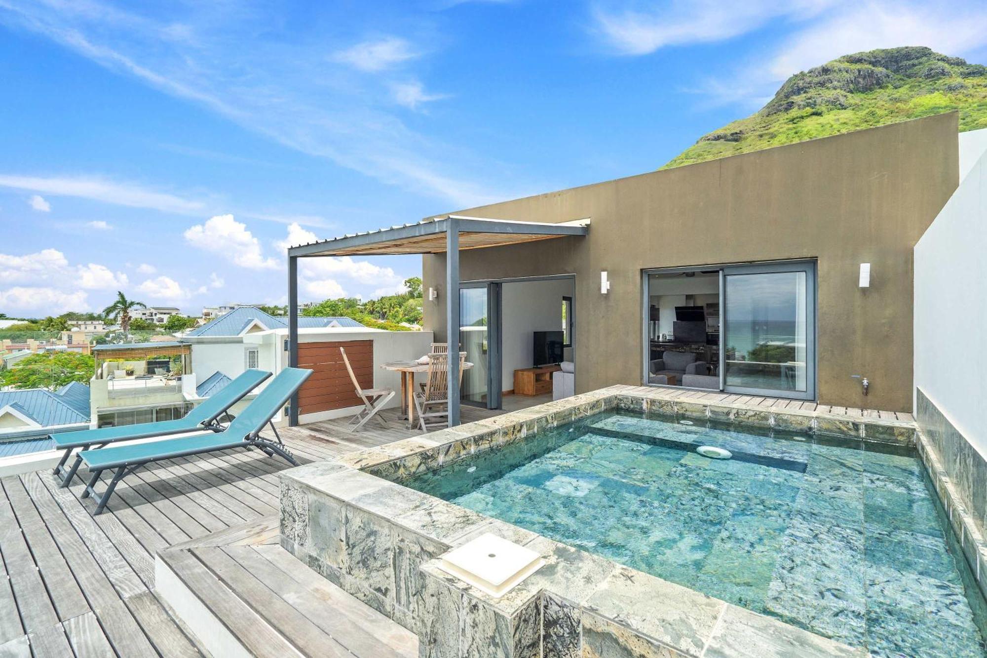 Aloah Penthouse - Seaview & Private Pool * Riviere Noire